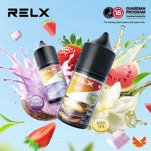 RELX悅刻電子煙油 瓶裝電子菸油30ml 原廠高品質尼古丁鹽 